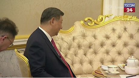 Tè e pasticcini, la merenda al Cremlino di Putin e Xi Jinping