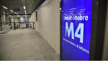 La metro M4 di Milano interamente coperta dal 5G