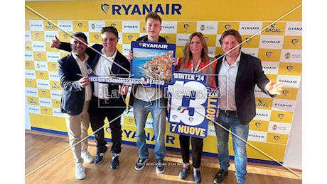 Ryanair celebra a Reggio Calabria 200mila passeggeri e inaugura 7 nuove rotte invernali con il secondo aereo basato