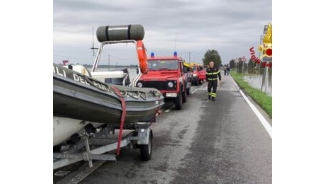 Maltempo in Emilia Romagna, in campo anche i Vigili del Fuoco di Biella