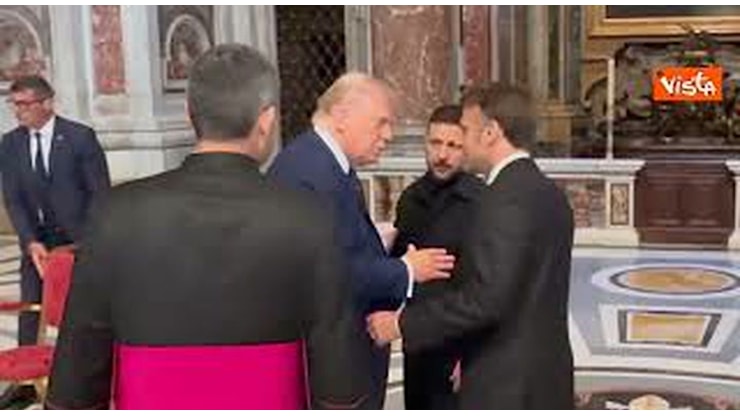 Lo storico incontro di Trump e Zelensky in Vaticano ai funerali di Papa Francesco VIDEO - Il Gazzettino