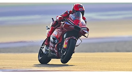 MotoGP, GP Qatar (Losail) 2025: Marc Marquez 1° nel warm up, 3° Martin, 6° Bagnaia. RISULTATI