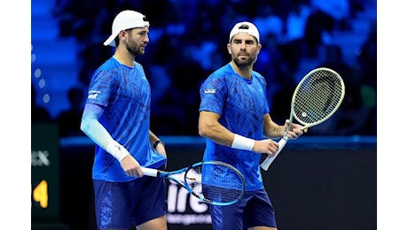 Battuta d’arresto per Bolelli e Vavassori: Krawietz e Puetz passano in due set alle Nitto Atp Finals