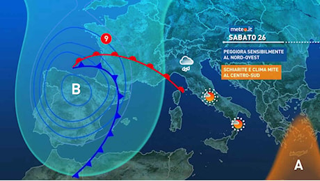 Meteo, weekend a rischio forte maltempo per alcune regioni: ecco quali