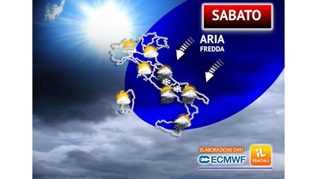 Meteo: le Previsioni nel dettaglio per Sabato 30 Novembre