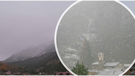 La Tempesta Caetano ha raggiunto l’Italia, prime fitte nevicate in Valle d’Aosta e Piemonte | FOTO e VIDEO