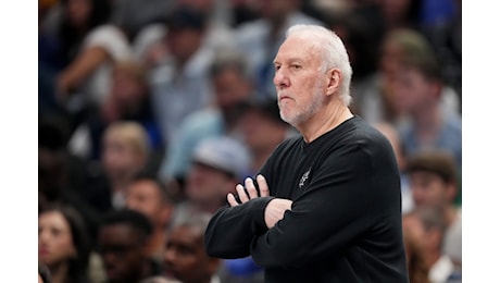 Gregg Popovich, preoccupazione per le sue condizioni di salute: per quanto non allenerà?