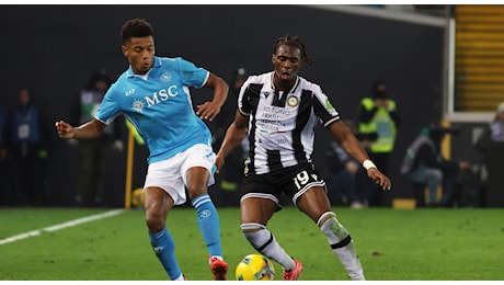 Udinese-Napoli 1-3, Neres implacabile: David non fa rimpiangere Khvicha