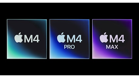 Apple presenta i chip M4 Pro e M4 Max