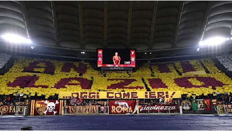 Roma-Lazio, la coreografia della Curva Sud: Oggi come ieri, anti-Lazio. FOTO!