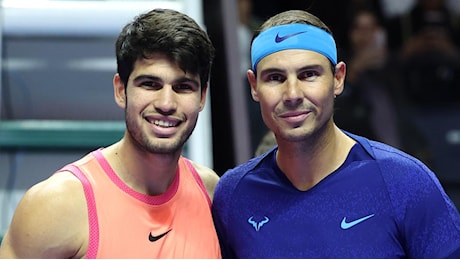 Nadal-Alcaraz, semifinale del Six Kings Slam: 3-6, chi vince trova Sinner in finale