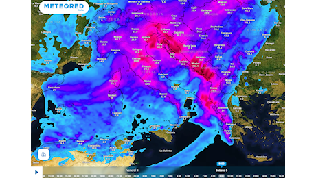 Imminente maltempo con tanta pioggia e neve in arrivo su Alpi e Appennini, le zone a rischio ed il punto sul weekend