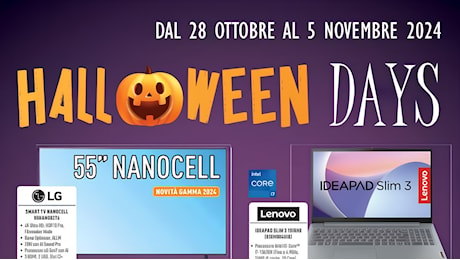 Volantino Unieuro al 5 novembre: più dolcetti che scherzetti nelle offerte Halloween Days