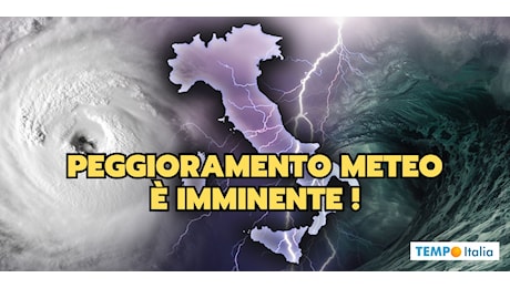 Meteo: imminenti forti temporali e Santa Lucia sotto l’ombrello, ecco dove