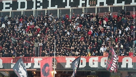 Foggia-Catania: incasso devoluto alle famiglie dei tre giovanissimi tifosi