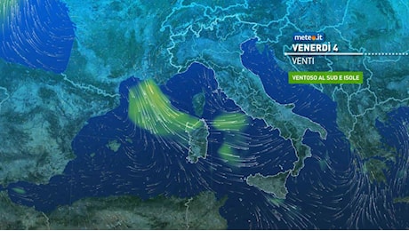 Meteo 4 ottobre: piogge intense e calo termico. Le zone coinvolte