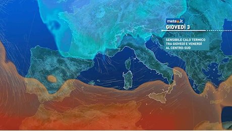 Meteo: intenso maltempo a metà settimana. Piogge, venti burrascosi e rischio criticità