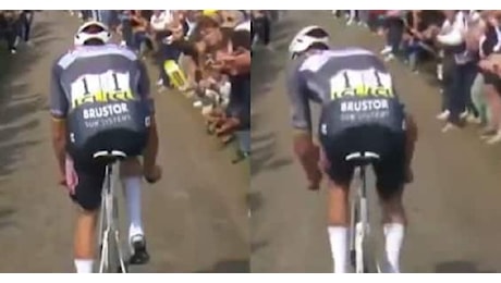 Borraccia in faccia a Van der Poel alla Parigi-Roubaix: l'uomo si è costituito