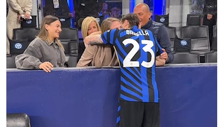 Nicolò Barella, bacio d’amore alla moglie dopo l’impresa a San Siro: l’Inter vola in finale di Champions League