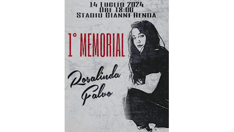 Lamezia, il 14 luglio il Memorial per ricordare Rosalinda Falvo