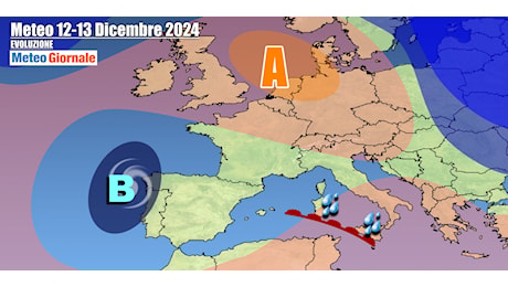 Meteo 7 Giorni: arriva nuova perturbazione, pioggia e neve sino al weekend