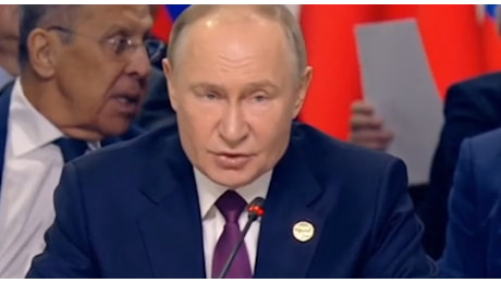 Putin: «L'obiettivo di sconfiggere la Russia è illusorio»