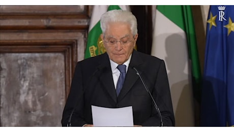 IL VIDEO. Mattarella: convergenza su interessi nazionali, non dividersi