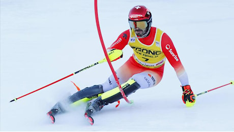 Loïc Meillard in piena corsa per un posto sul podio