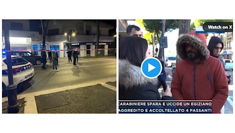 Monta la protesta per il carabiniere indagato a Rimini. Il cugino dell'accoltellatore: era buono (video)