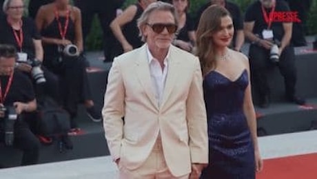 Mostra del Cinema, Daniel Craig e Rachel Weisz sul red carpet a Venezia