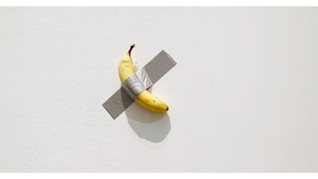 La Banana di Cattelan venduta per 6,2 milioni di dollari