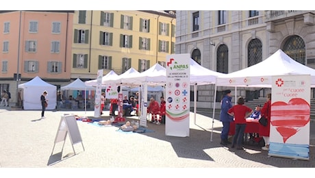 “Prevenzione in piazza”, successo per l’iniziativa organizzata in centro a Como