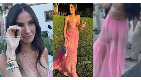 Giulia De Lellis criticata per il vestito troppo sexy alle nozze di Cecilia Rodriguez