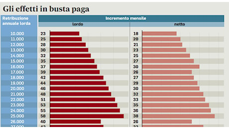 Stipendi, dall'Irpef al taglio del cuneo cosa cambia con la legge di bilancio 2024. Le simulazioni e gli importi