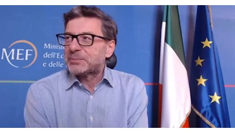 IL VIDEO. Giorgetti: parlare di sacrifici anche per i banchieri non è bestemmia