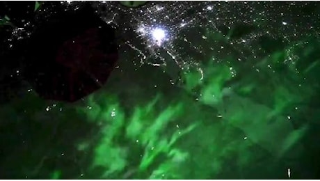 L’aurora boreale vista dallo spazio: il video dalla Stazione spaziale internazionale