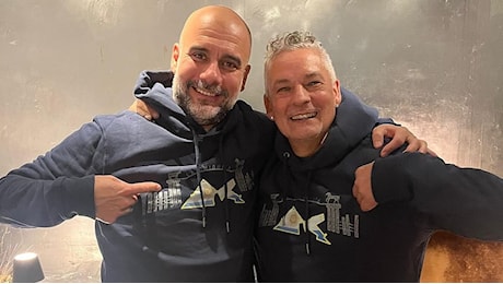 Baggio, Guardiola e Toni di nuovo assieme: le foto della rimpatriata