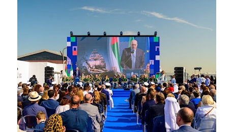 Inaugurato il Villaggio Italia di Abu Dhabi, 31esima tappa del tour mondiale della Nave Amerigo Vespucci