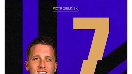 Zielinski 'abbandona' il numero 20 (di Calha): il polacco eredita la 7 di Sanchez per la sua avventura all'Inter