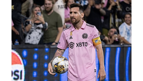 Calcio: Mls. Doppietta e assist, Messi ritorna alla grande