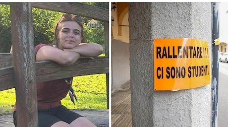 Sofia Gambato, investita e uccisa a 17 anni. I genitori mandano alla scuola dei cartelli da appendere in strada: «Rallentare! Ci sono studenti»