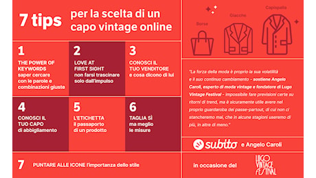 Guardaroba a prova di trend? Subito e l’esperto di moda vintage Angelo Caroli svelano 7 tips per must-have iconici e senza tempo