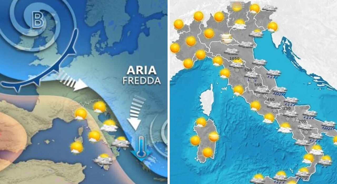 Meteo: Settimana Natalizia, Irruzione Fredda Con Nevicate Il 24 E Il 25 ...