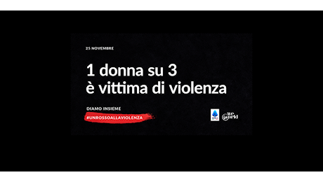 Lega Serie A e WeWorld in campo insieme per #UnRossoAllaViolenza